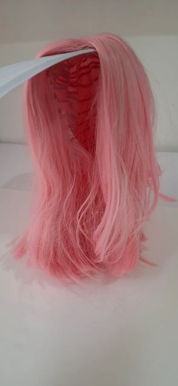 Peruca Rosa para Cosplay - Foto 2