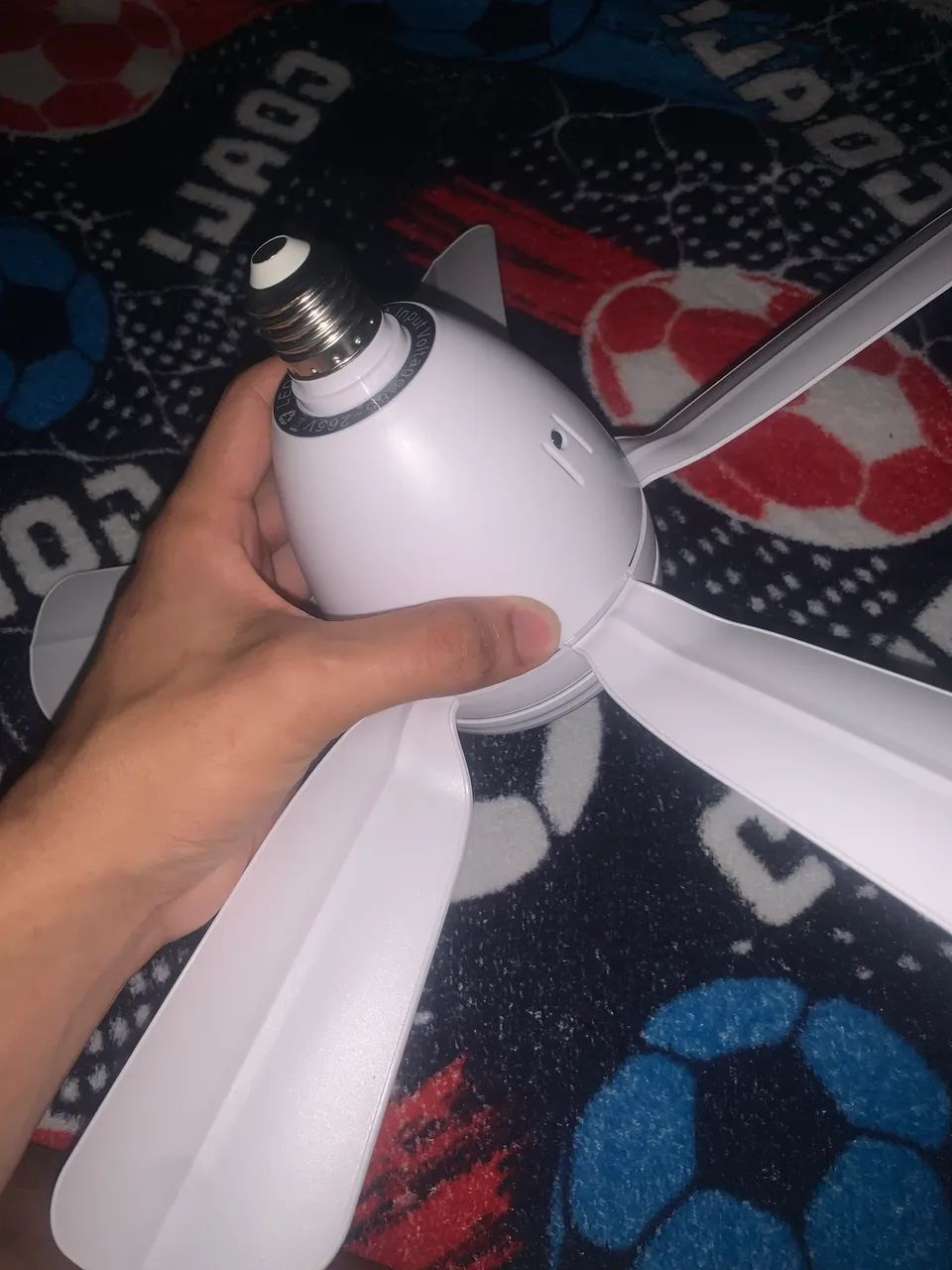 Ventilador de teto com luz de led R$ 110 - Foto 2