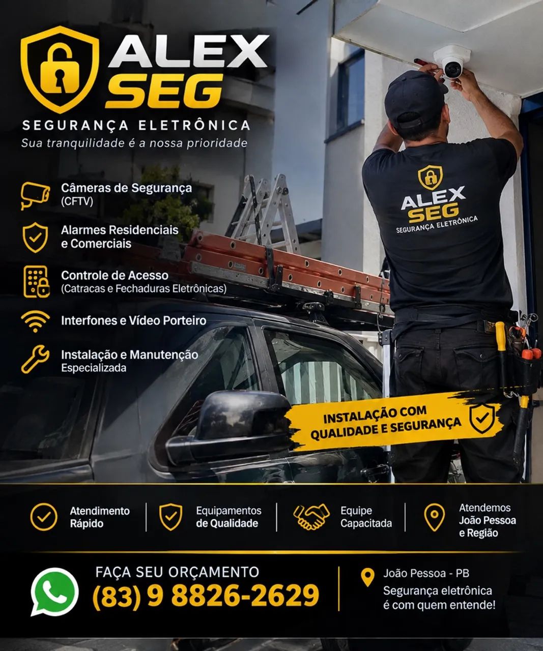 Instalação e manutenção segurança eletrônica 