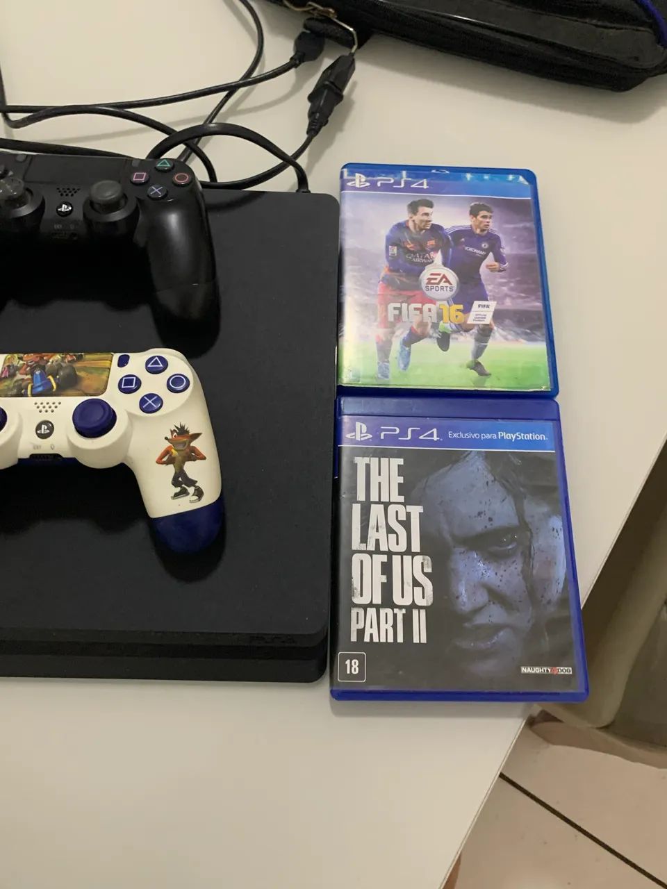 Ps4 slim 1 TB com jogos  - Foto 2