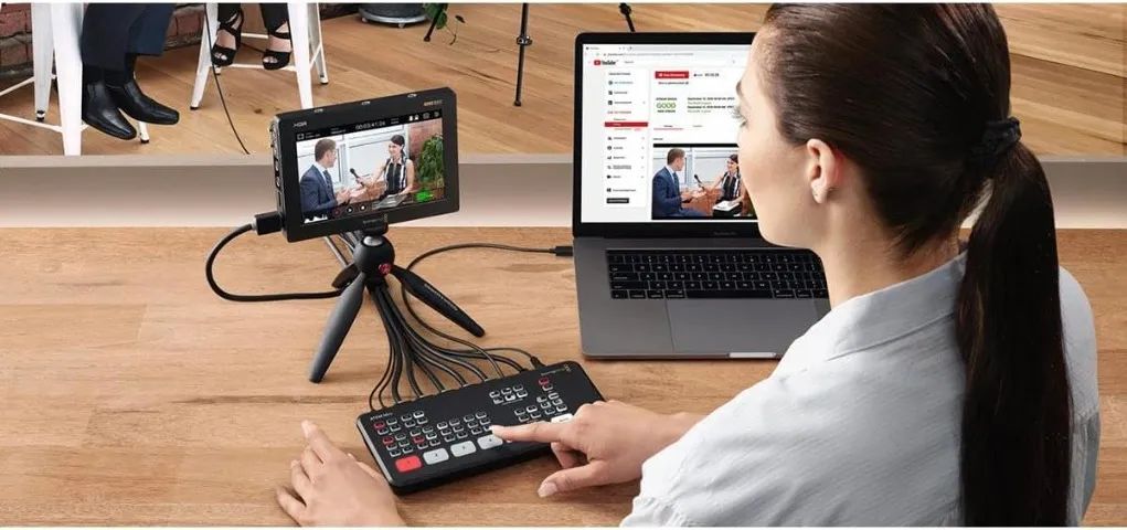 Mesa De Corte Atem Mini Blackmagic Switcher Hdmi - Foto 4