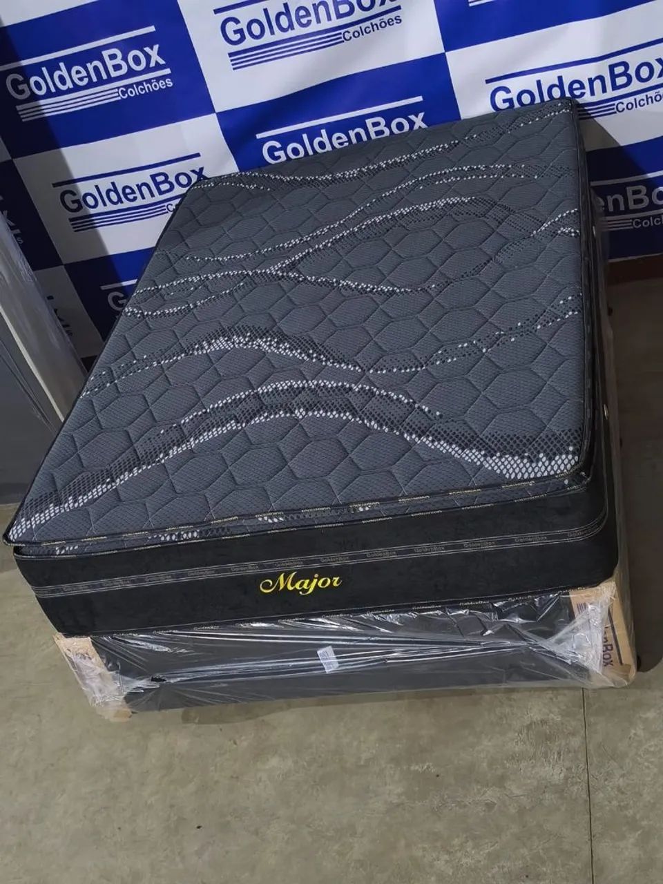 Cama casal com colchão molas ensacadas e espuma selada d33 - Foto 2