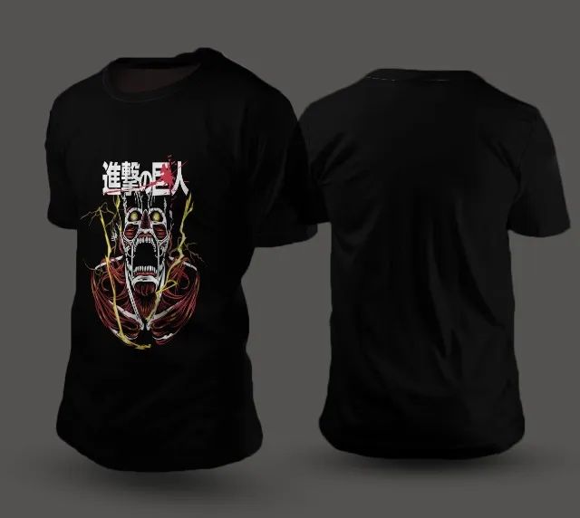 Camisas Anime ATTACK ON TITAN - Foto 5