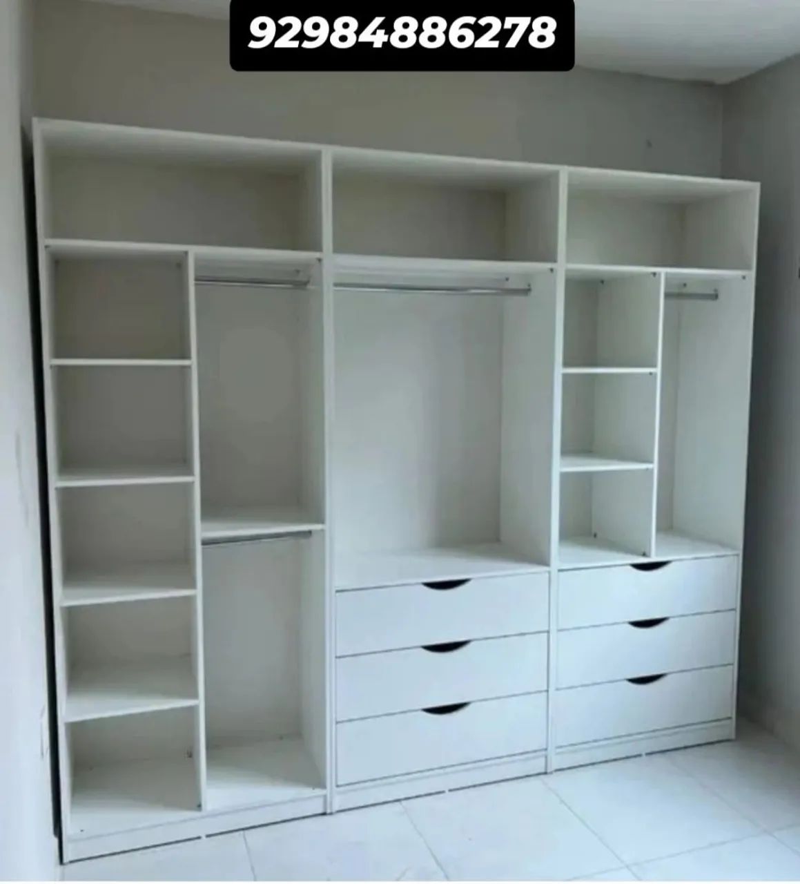 Closet 3 torres em mdf