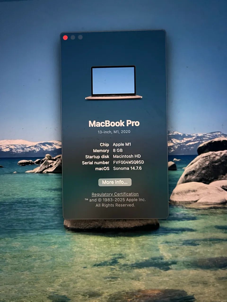 MacBook Pro M1 13 Touch Bar - 8gb Ram 256gb SSD