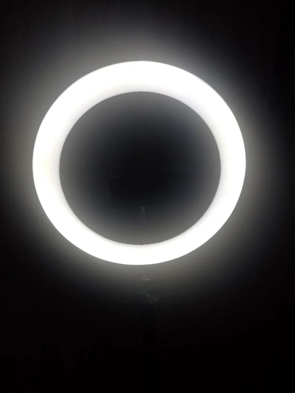 Ring light led 3 cores 26 cm ,tripé 2 10 m, suporte Cel  - Foto 5