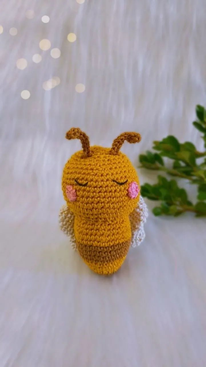 Abelha amigurumi (crochê) - Foto 3