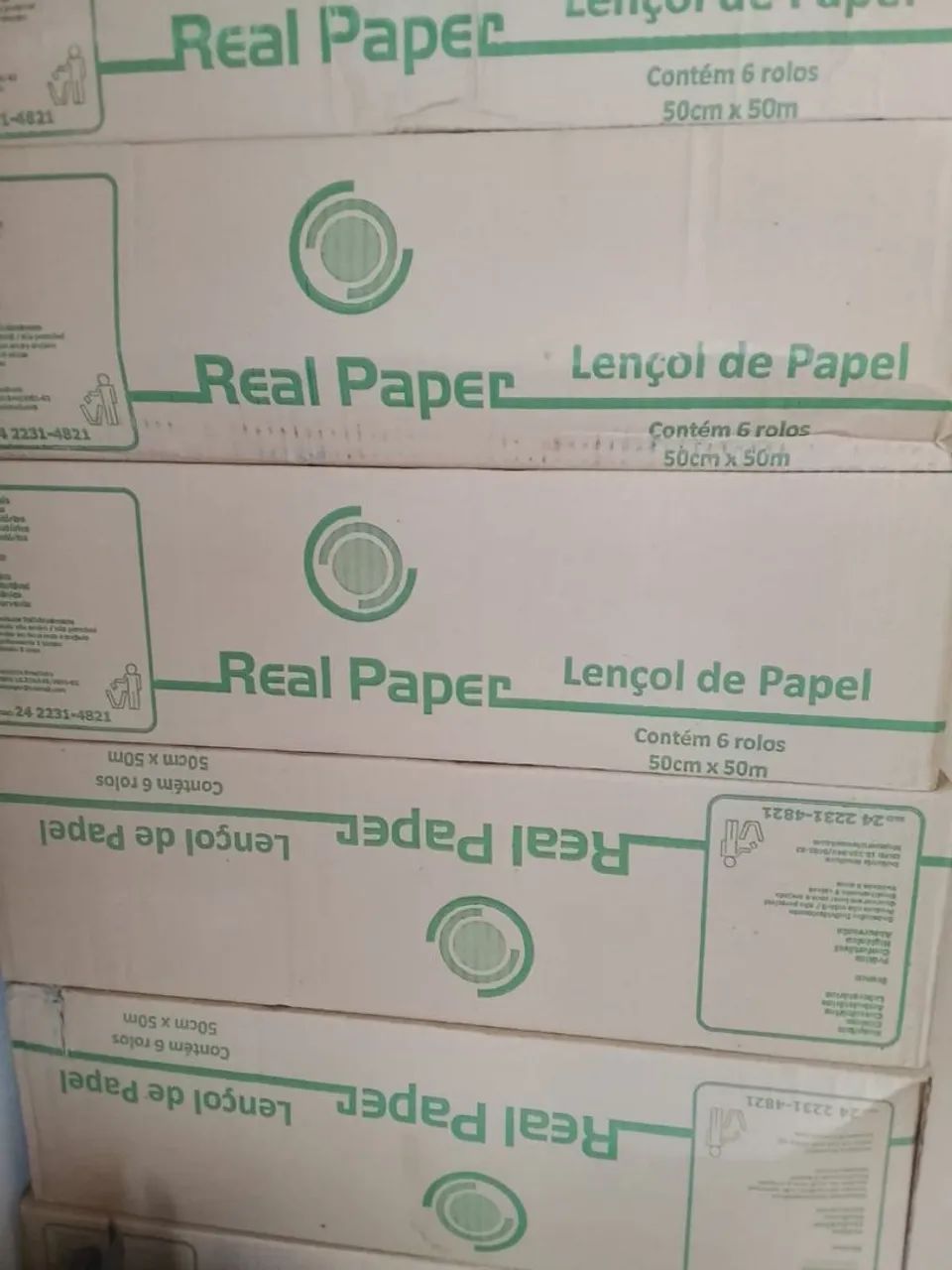 Lençóis de papel hospitalar 