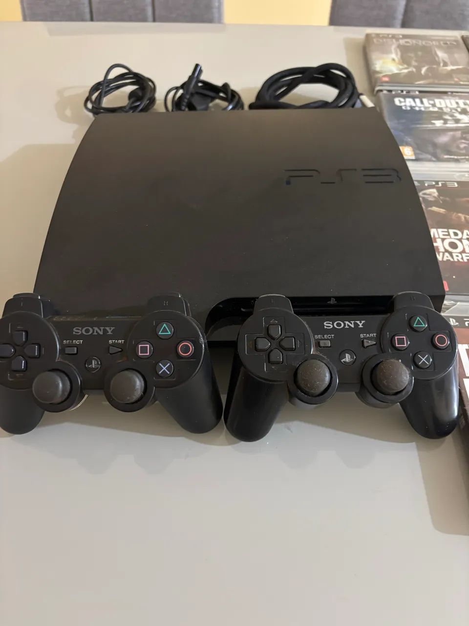 PS3 com 20 jogos  - Foto 3