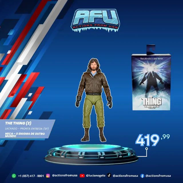 Neca Ultimate The Thing Macready Station Survival - Hobbies e