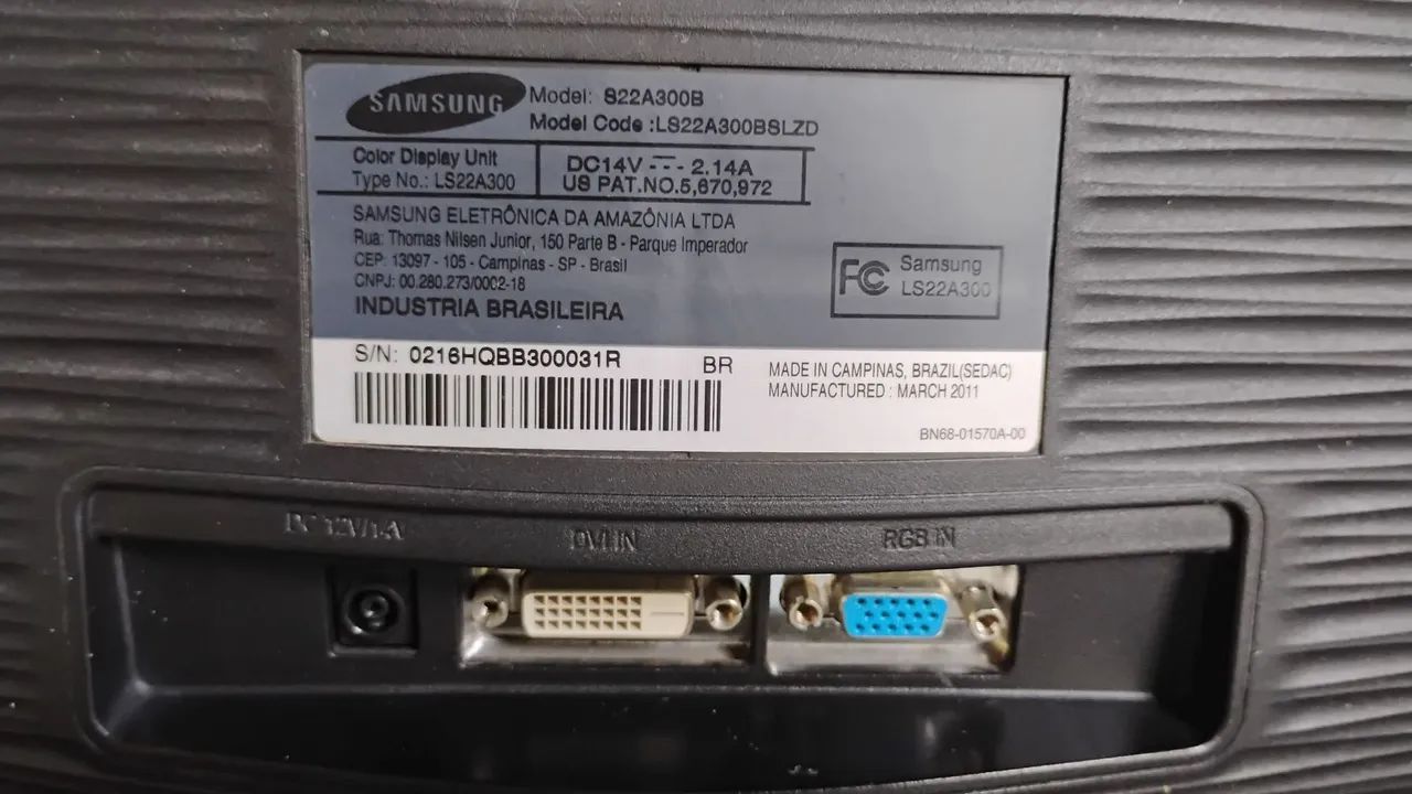 Monitor Samsung 22" full HD - Foto 2