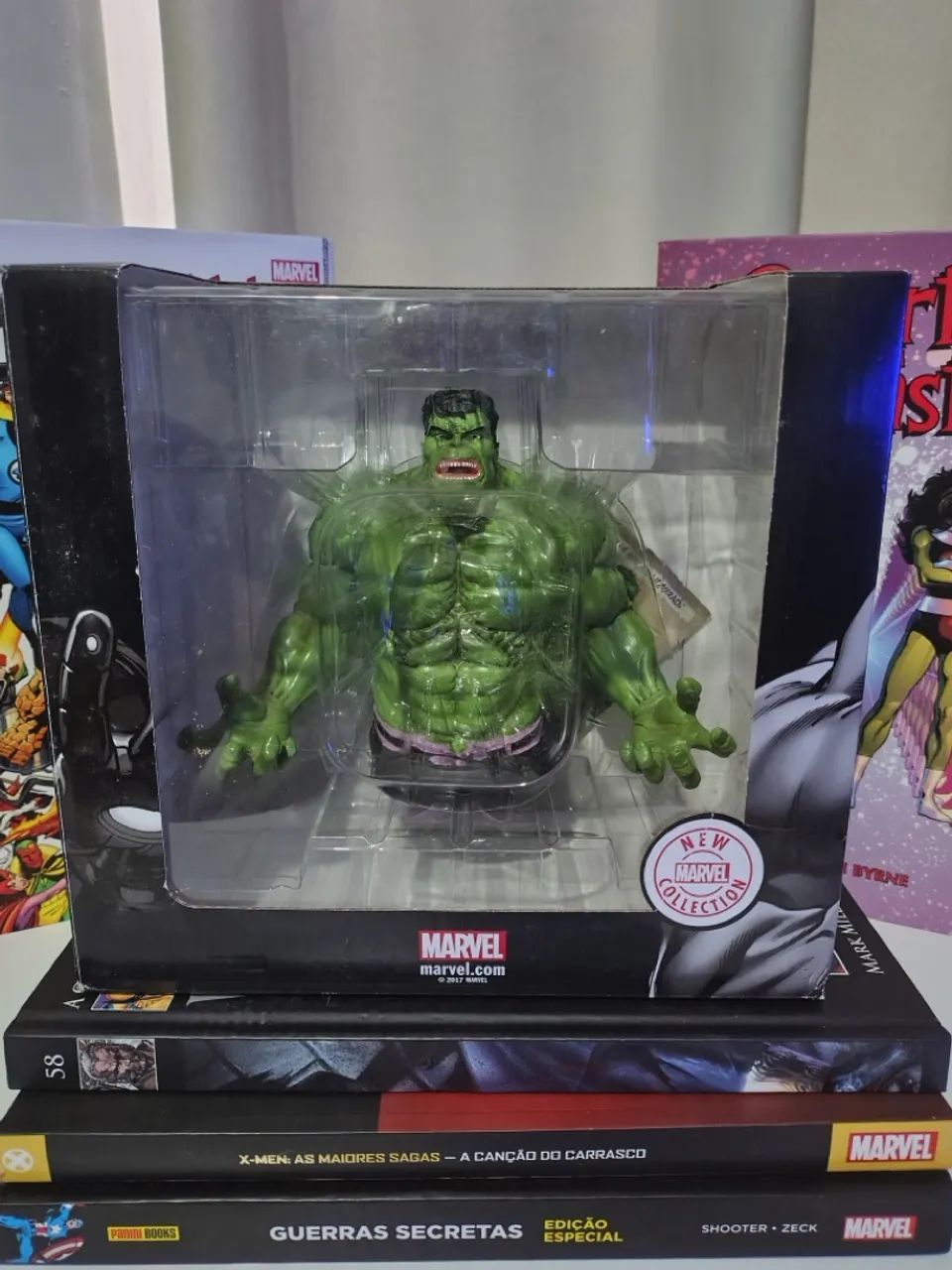 Lote Bustos Marvel Eaglemoss - Thanos, Hulk, Colossus, War Machine, Ultron e Fanatico - Foto 3