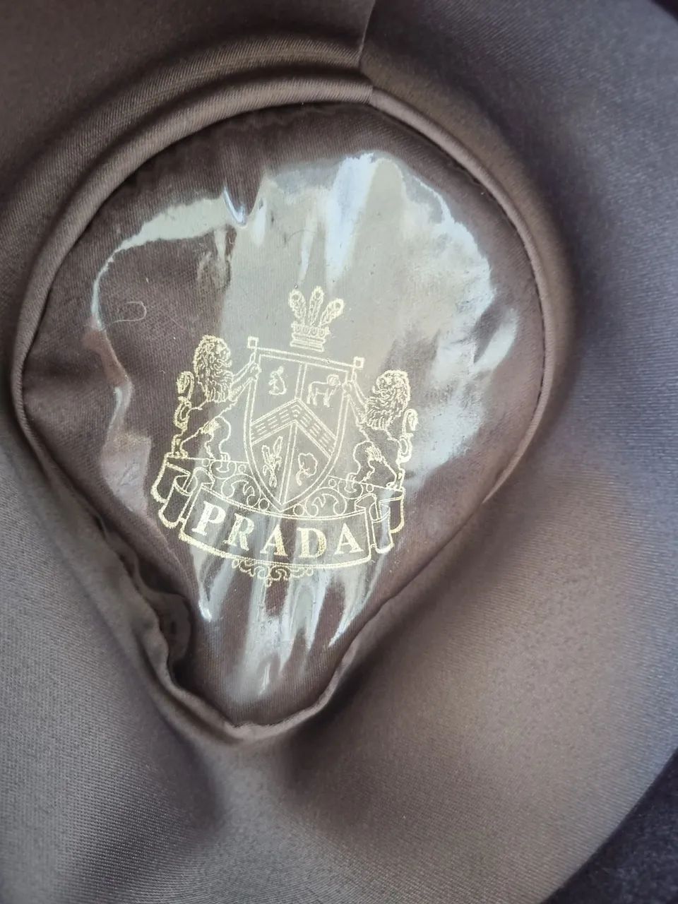 Chapéu Prada vintage masculino marrom  - Foto 4