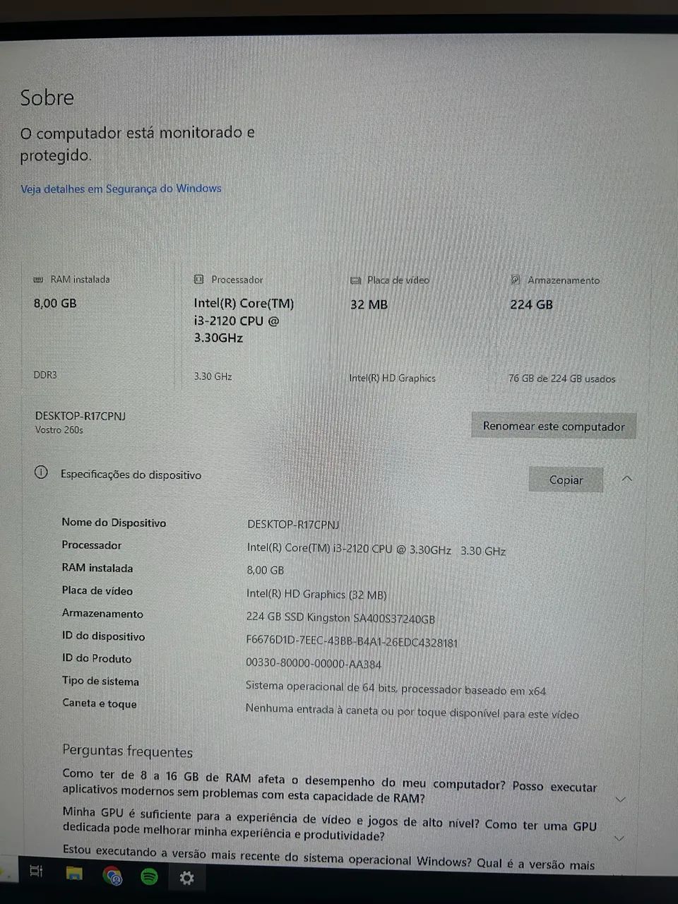 CPU Dell i3 - Foto 3