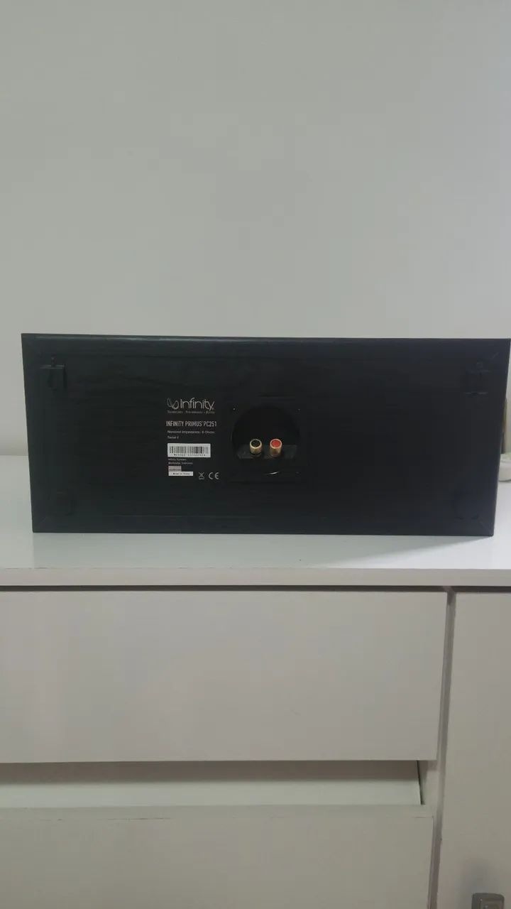 Caixa central Infinity pc251 150w 8ohms impecável  - Foto 5