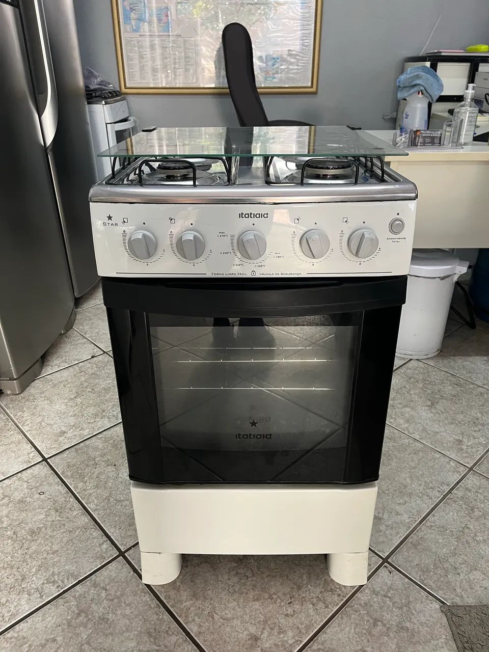 Fogão Itatiaia 4 bocas automático para gás encanado 