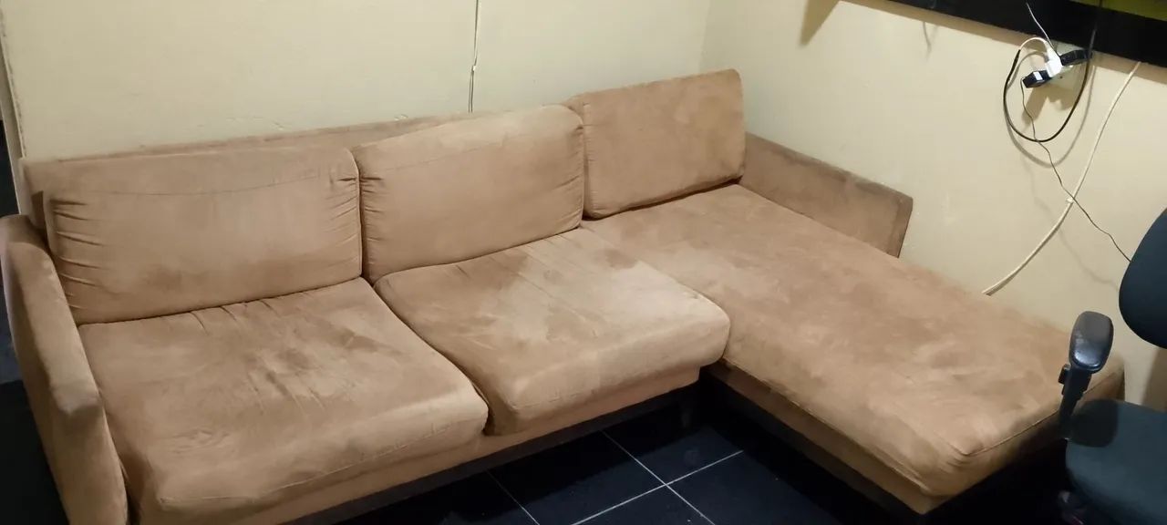 Sofa em Suede 