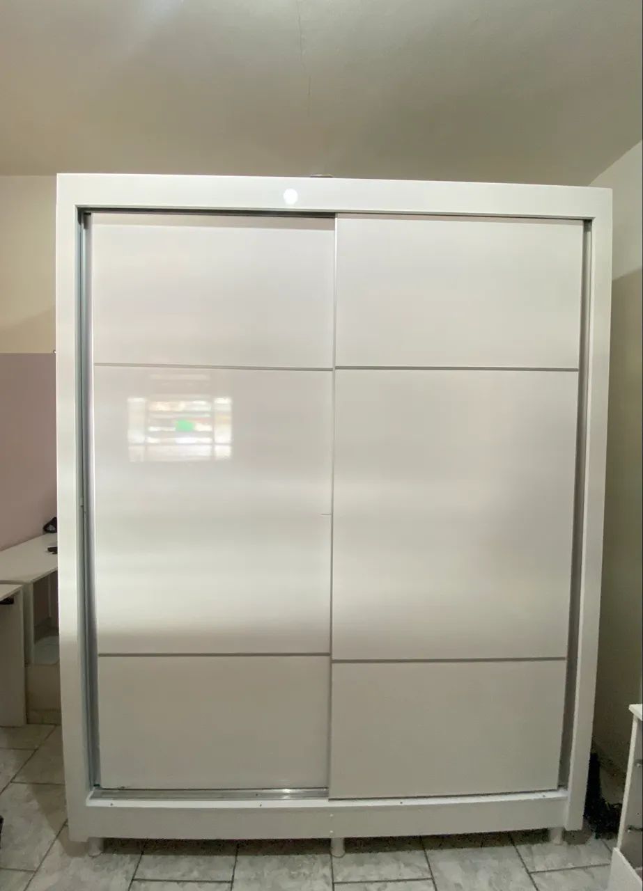 Guarda Roupas portas de correr Branco - Foto 5