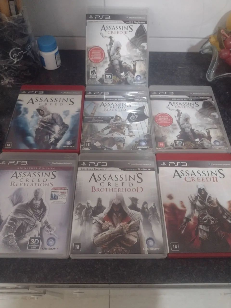 Vendo Jogos Assassin's Creed para PS3.