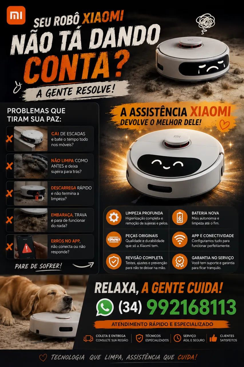 Assistência robô aspirador Xiaomi 