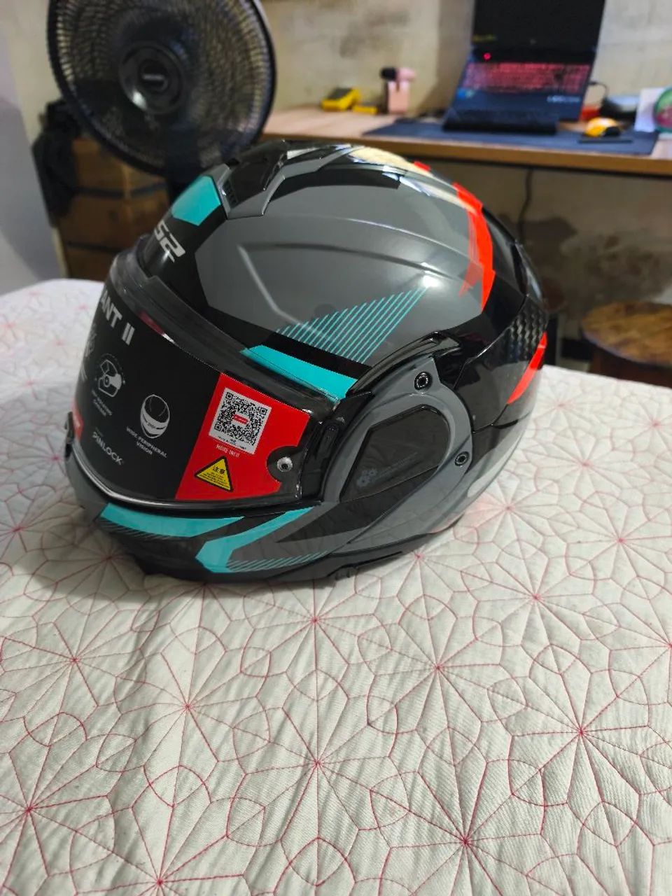 Capacete LS2 advant 2 tem conversa no valor - Foto 2