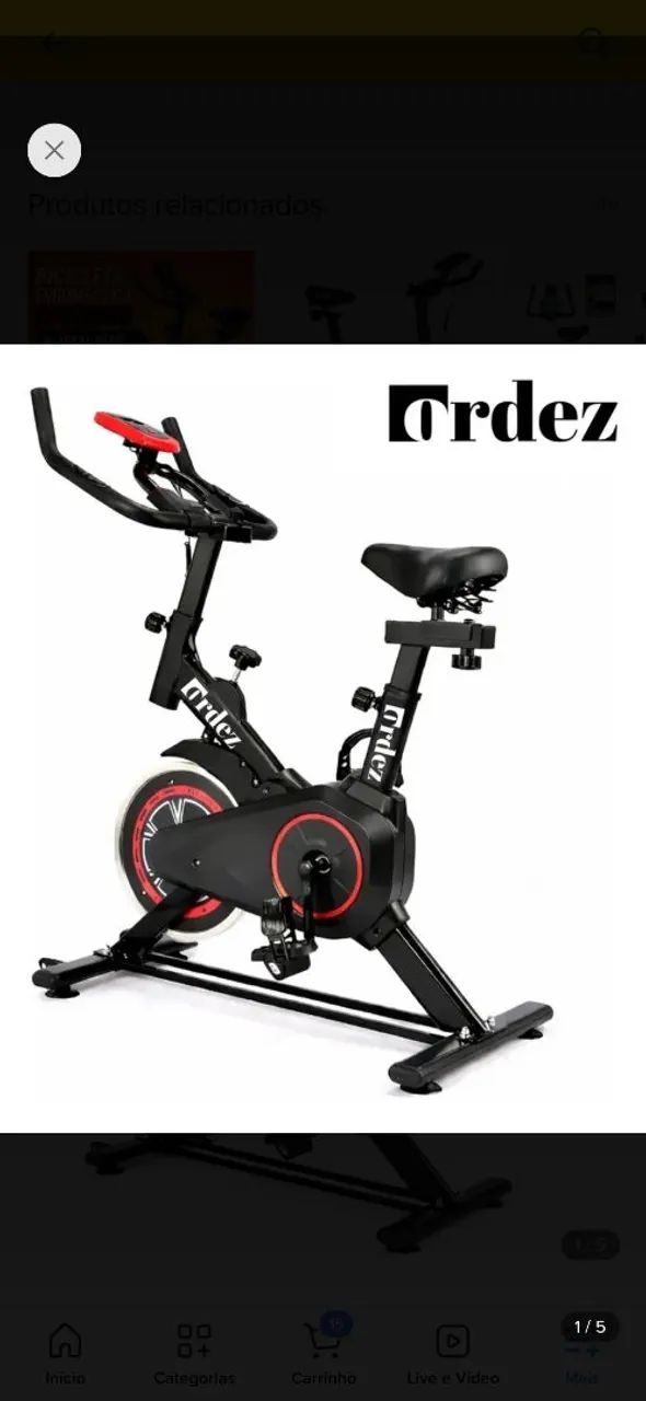Bike ergométrica 
