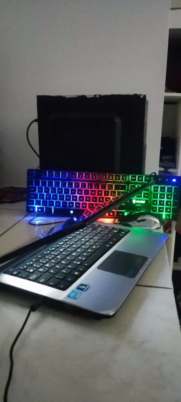Kit Notebook + Gabinete + Teclado + Mouse<br>Vendo kit completo - Foto 2