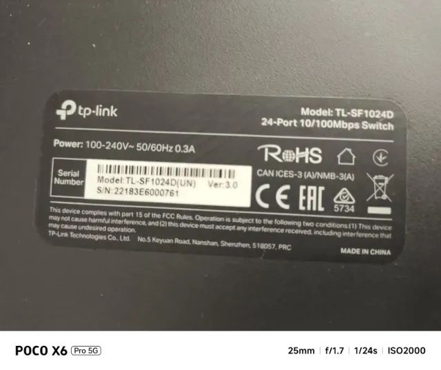 Vendo Switch Gigabit 24 Portas usado. - Foto 2