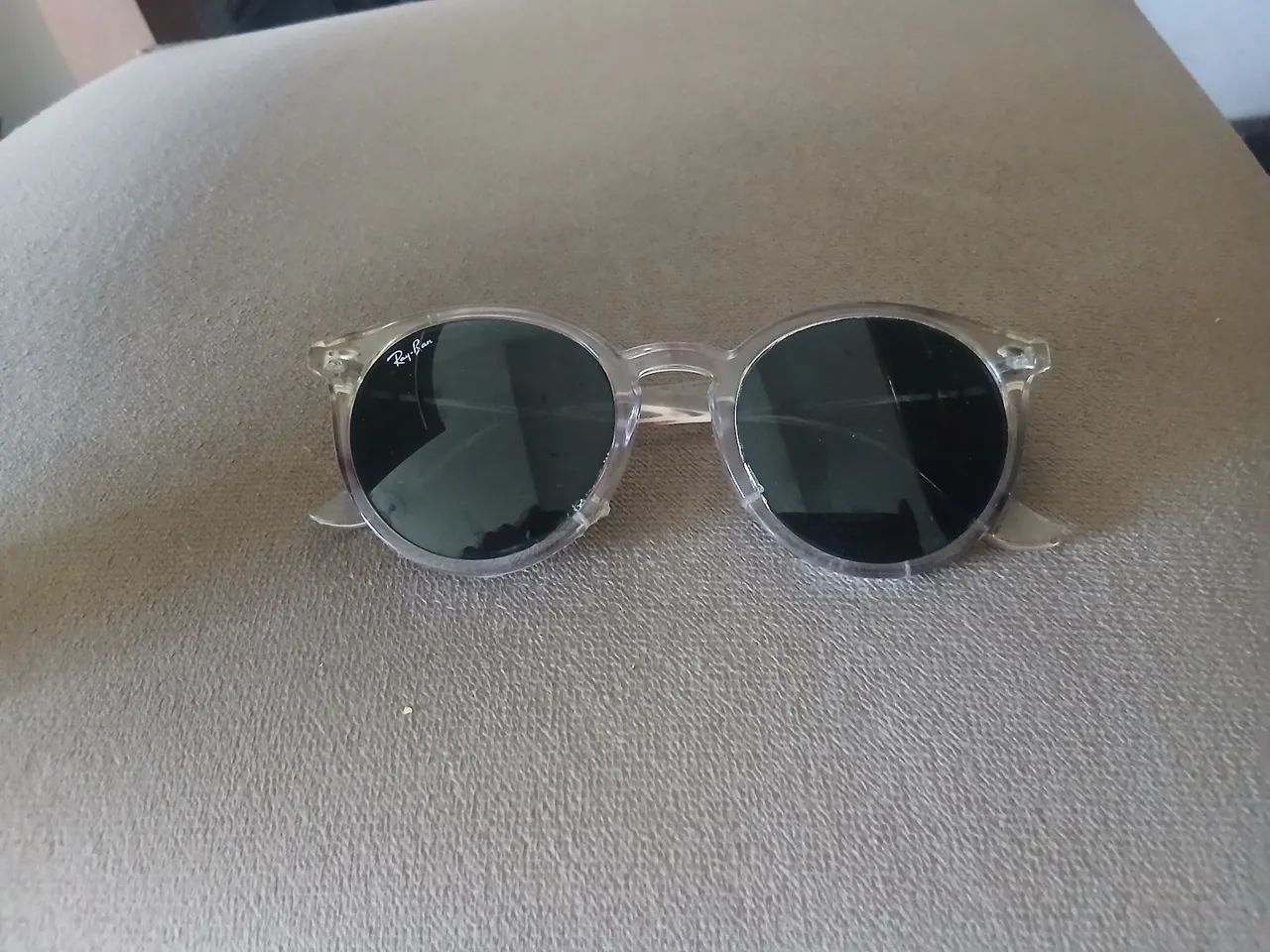 Óculos ray ban (Armação transparente). Original 