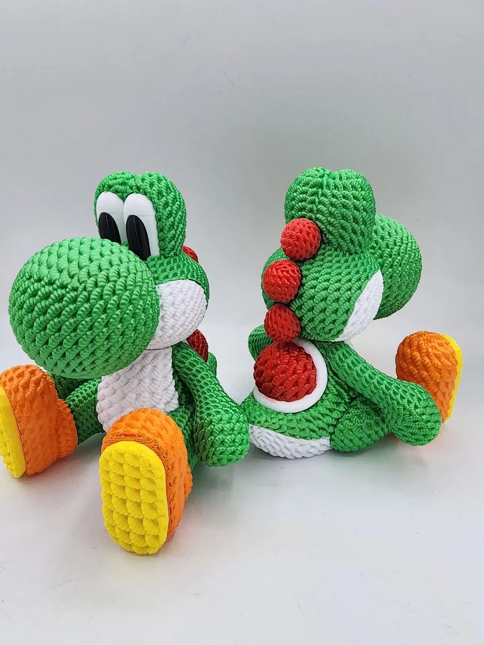Boneco yoshi estilo crochê  - Foto 4