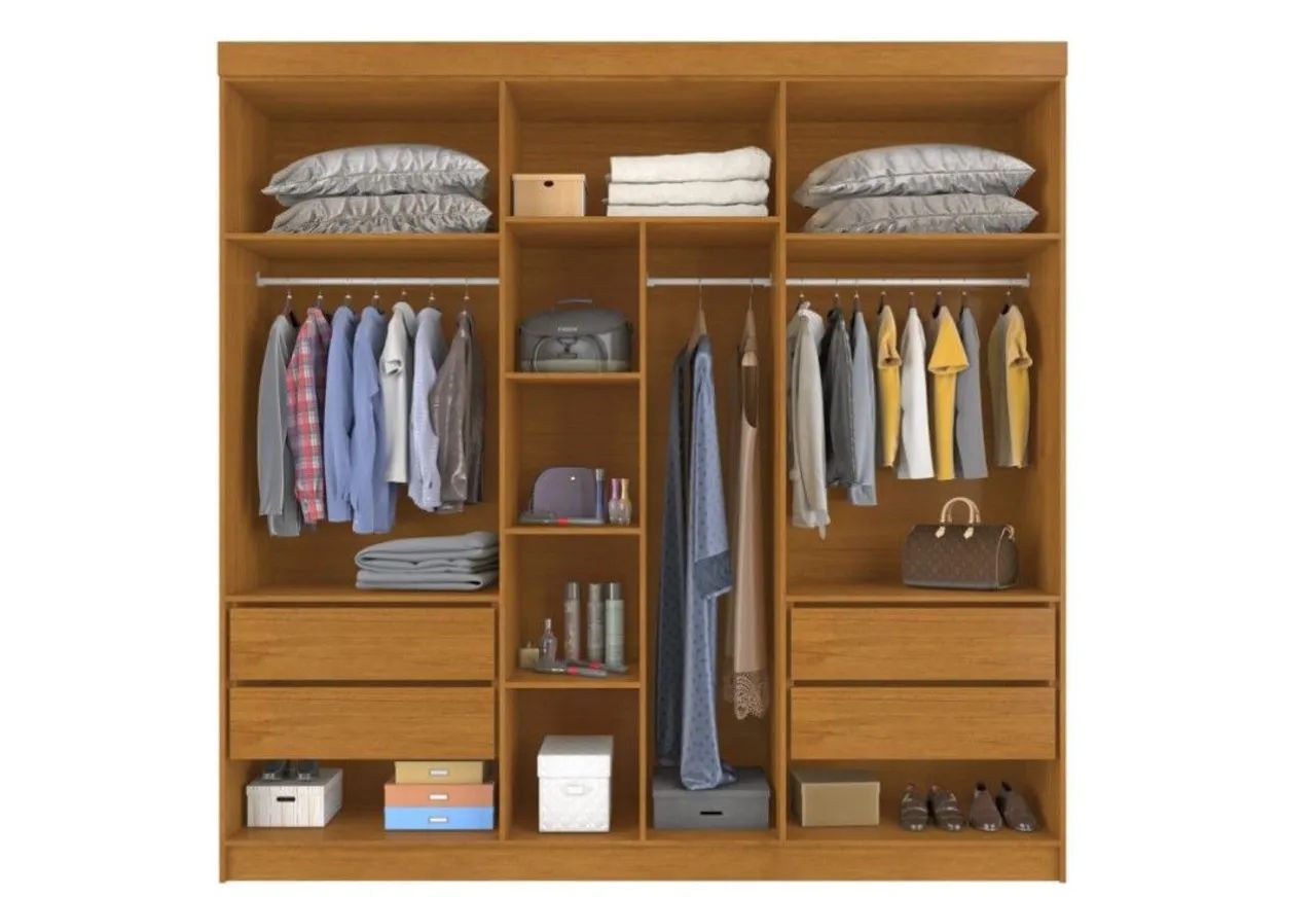 Guarda Roupa Grécia MDF! Pronta Entrega! - Foto 3