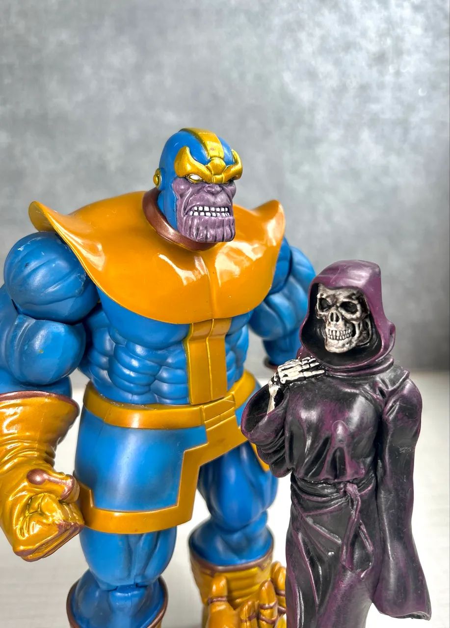 Thanos + Death Marvel Legends Toy Biz 2006 Completo Raro