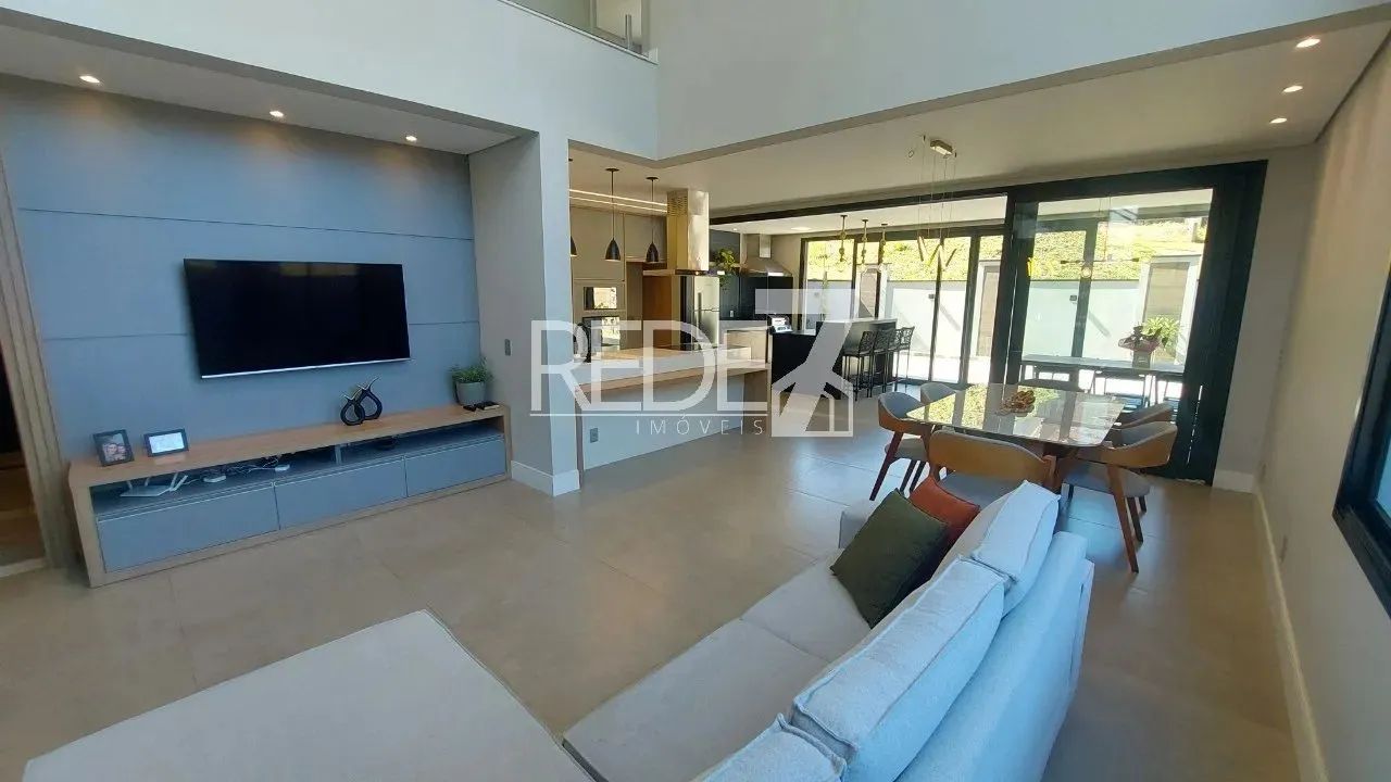 Casa de luxo em condomínio, Valinhos-SP: 4 suítes, 2 salas, 5 banheiros, 4 vagas, espaço g - Foto 5