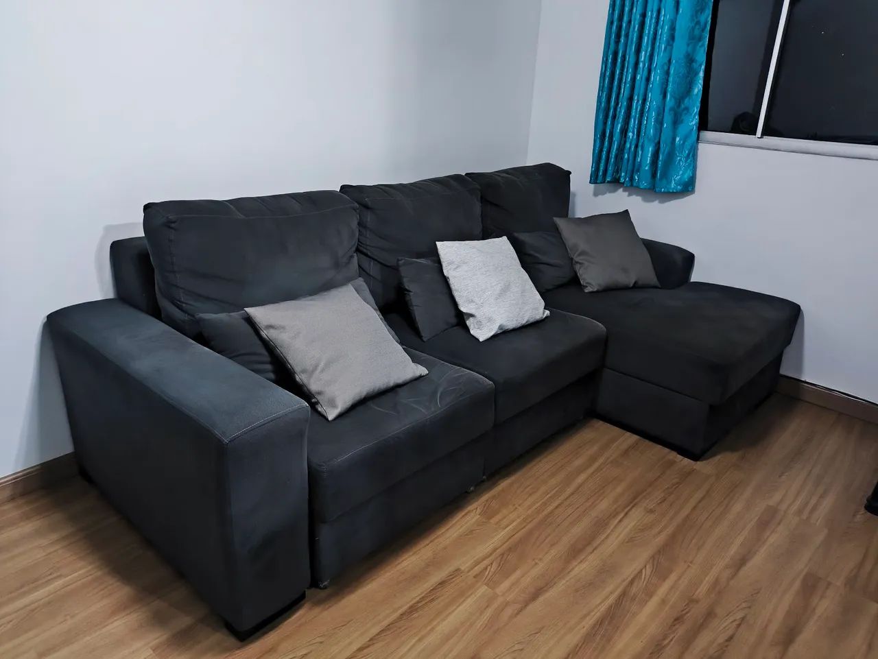 Sofá retrátil com chaise  - Foto 2