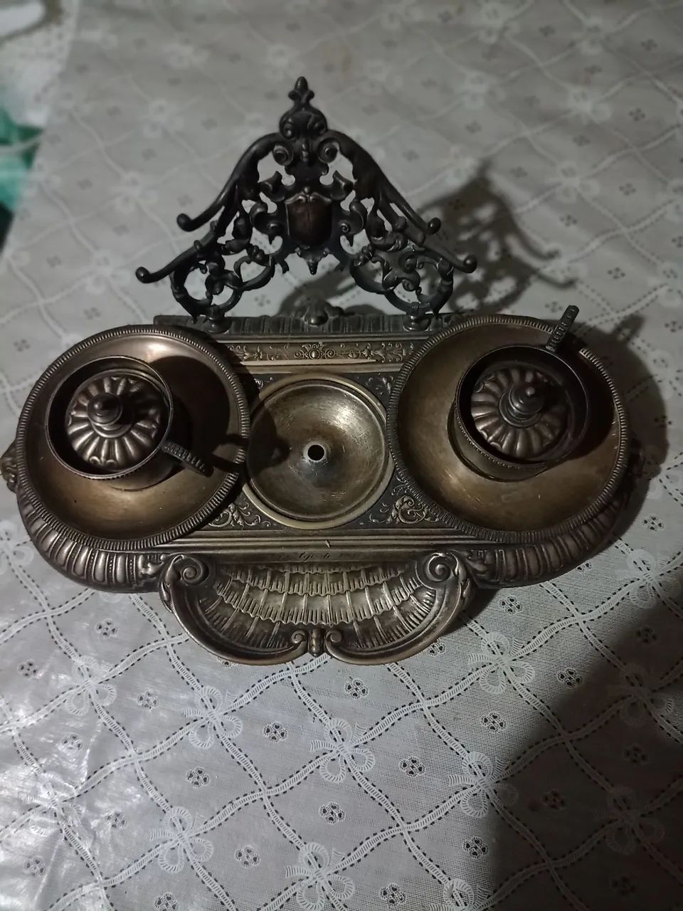 Tinteiro antigo  - Foto 4