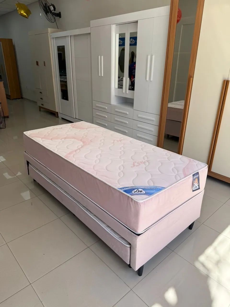 Bicama de solteiro mola ensacada nova embalada disponível  - Foto 2