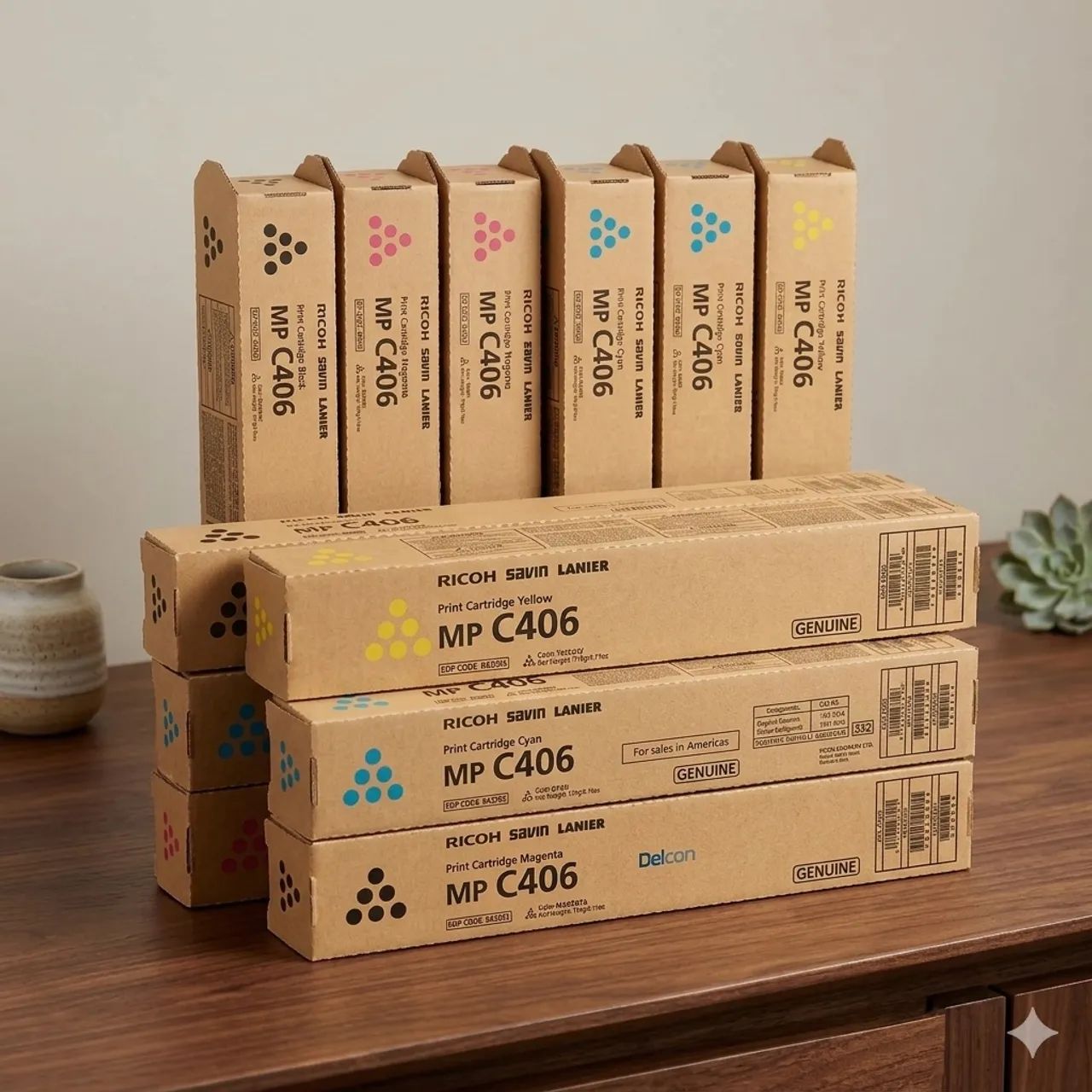 Kit de Toners Ricoh MP C406