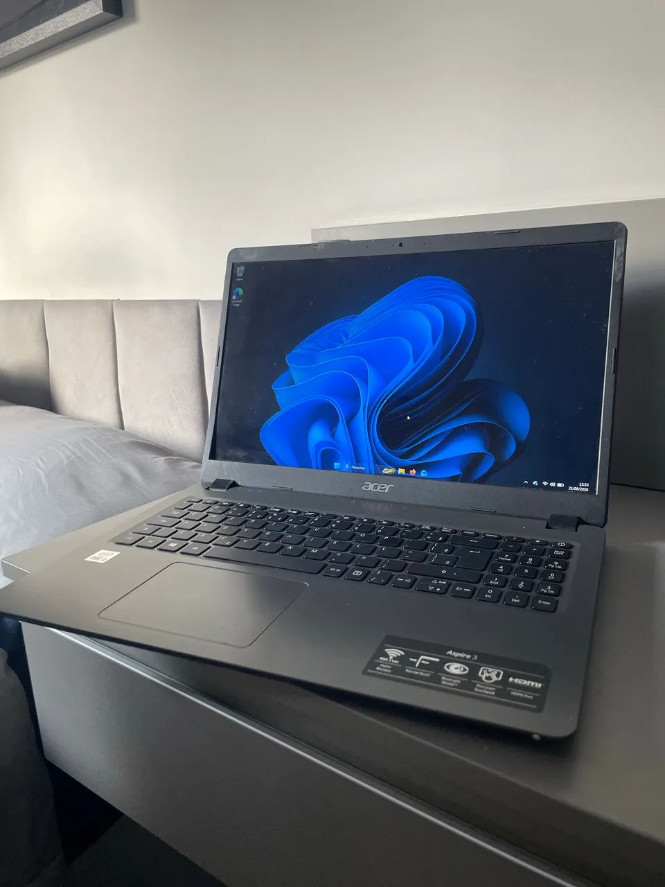 Notebook Acer Aspire 3 SSD 8GB de RAM