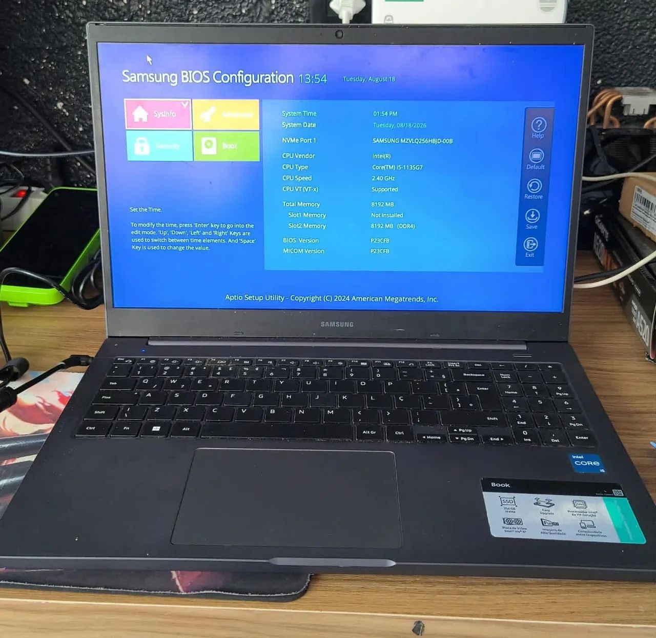 NOTEBOOK I5 11G° 8GB SSD 256