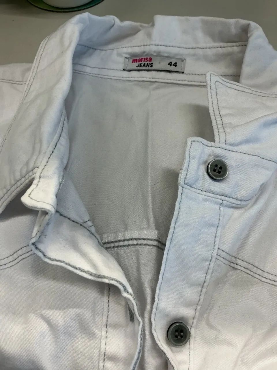 Camisa Sarja Off white - Foto 4