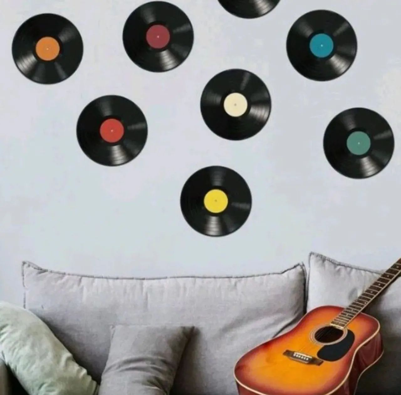 LP/Vinil kit 100 discos sem capas para artesanato e decoração 