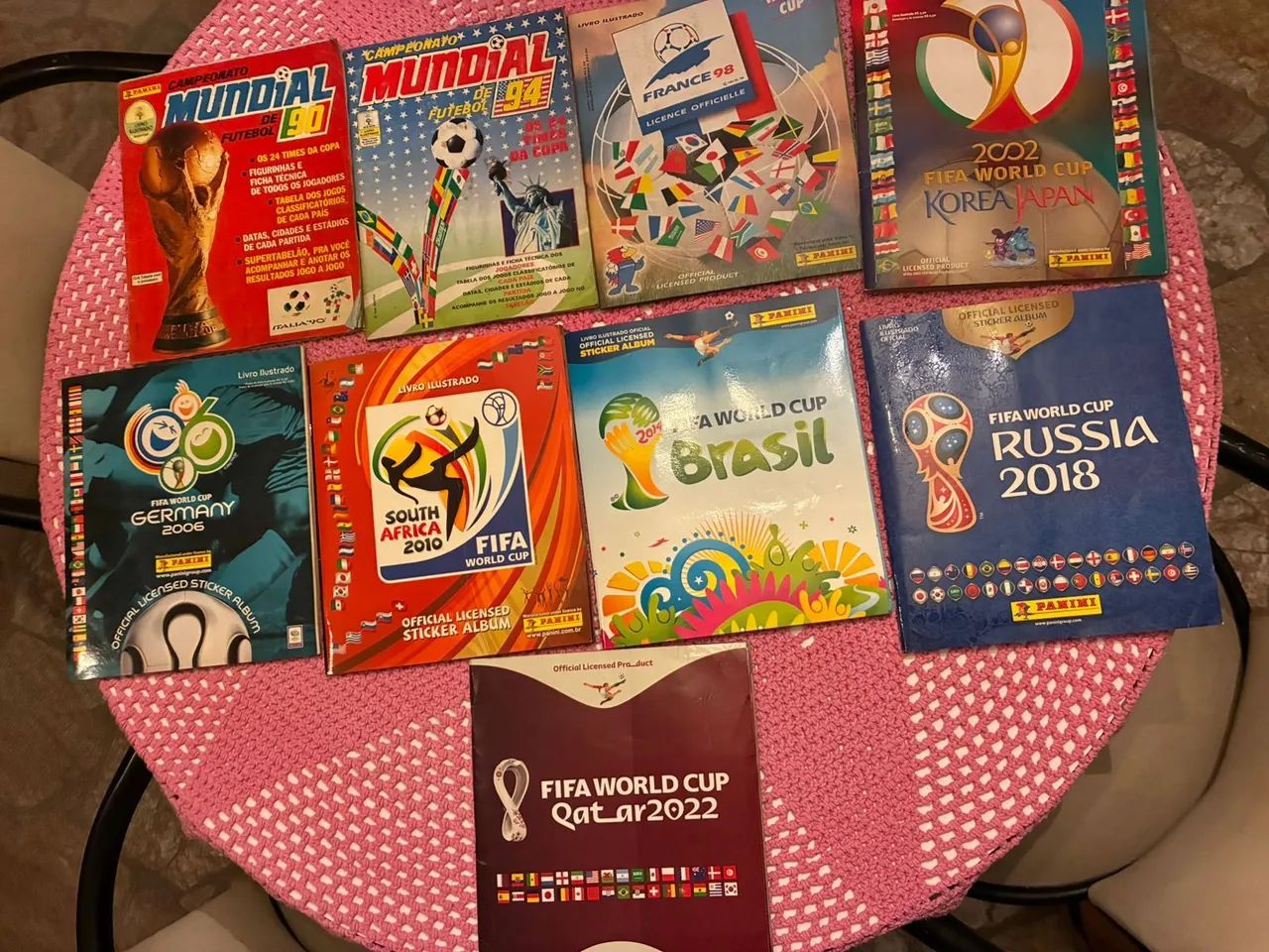 Coleção de álbuns da copa de 1990 até 2022 completos! - Foto 6