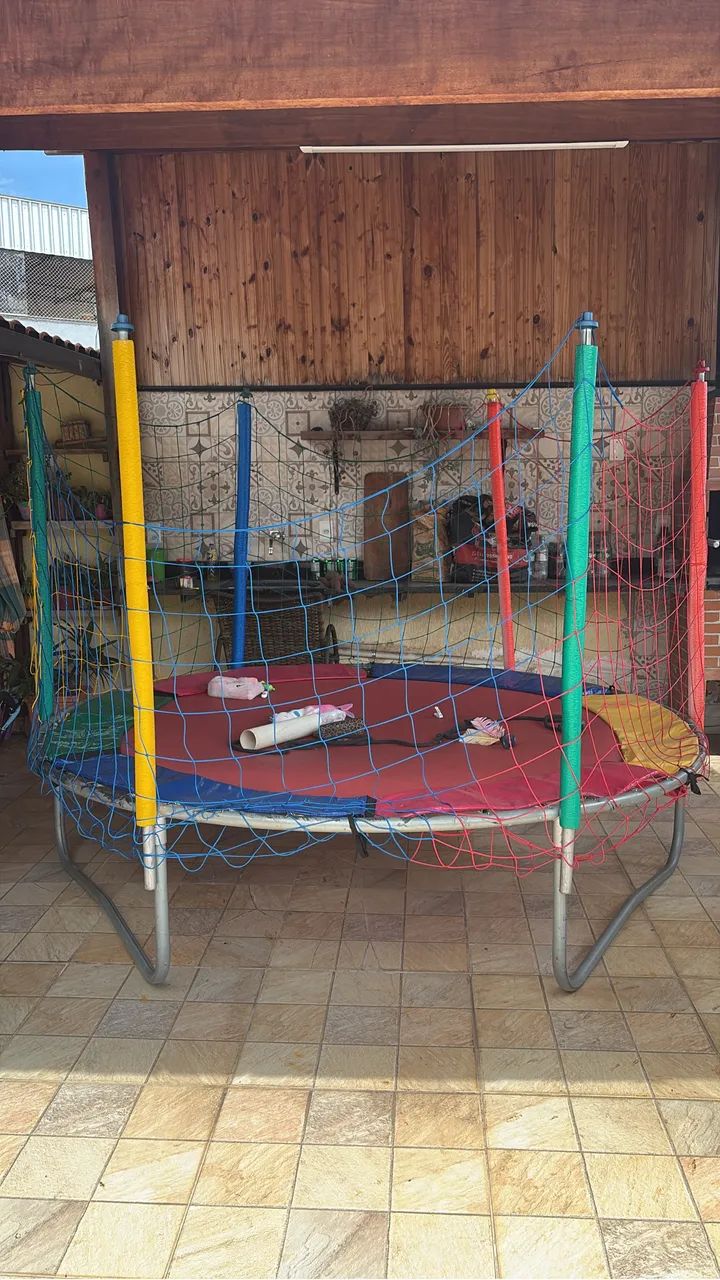 Cama elástica 2,44 x 2,44 - Foto 3