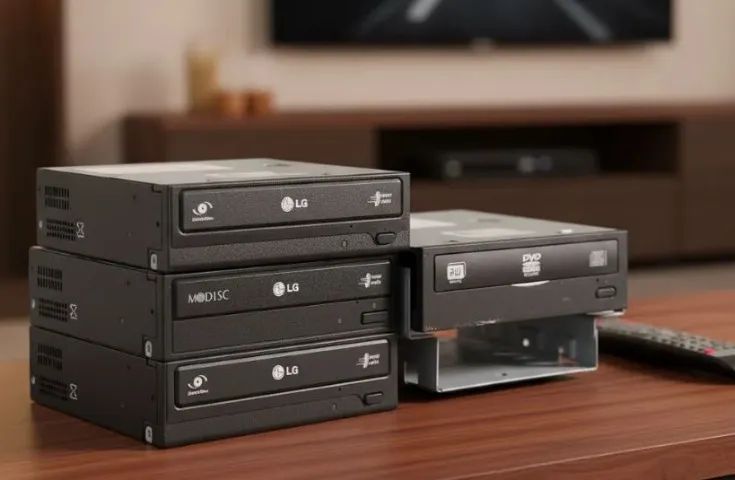 4 Drives DVD RW funcionando - DVD, Blu-Ray e Vídeo Cassete - São