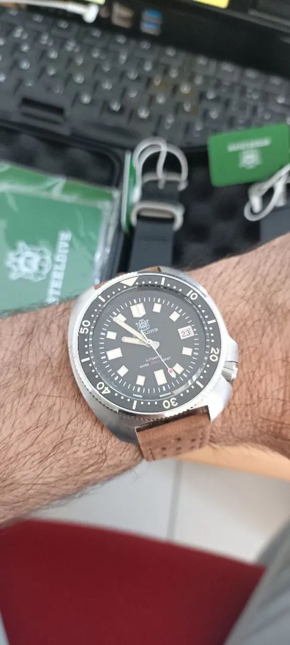 Relógio Steeldive Automático SD1970 Captain Willard Turtle - Foto 5