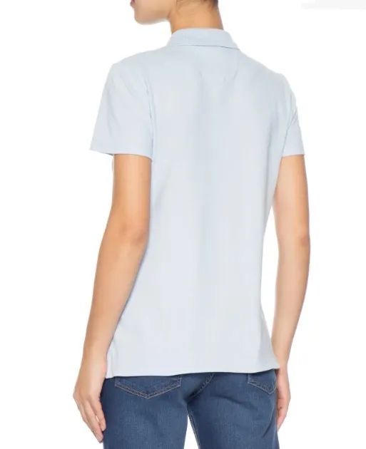 Polo Feminina Tommy Hilfiger Slim Piquet - PP - Foto 3