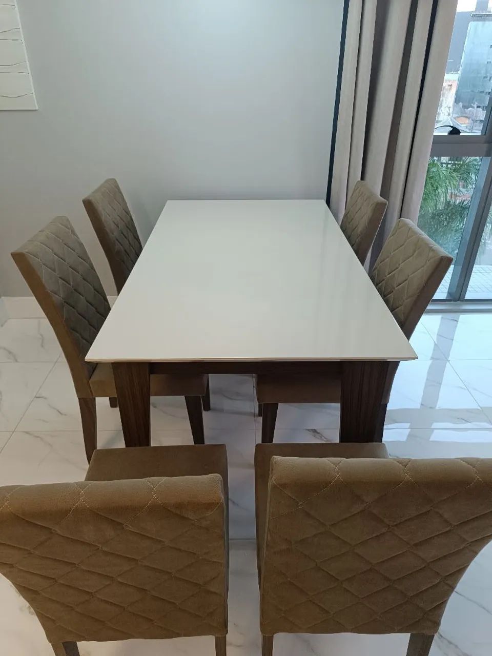 Jogo com 6 Cadeiras sala de jantar - Foto 5