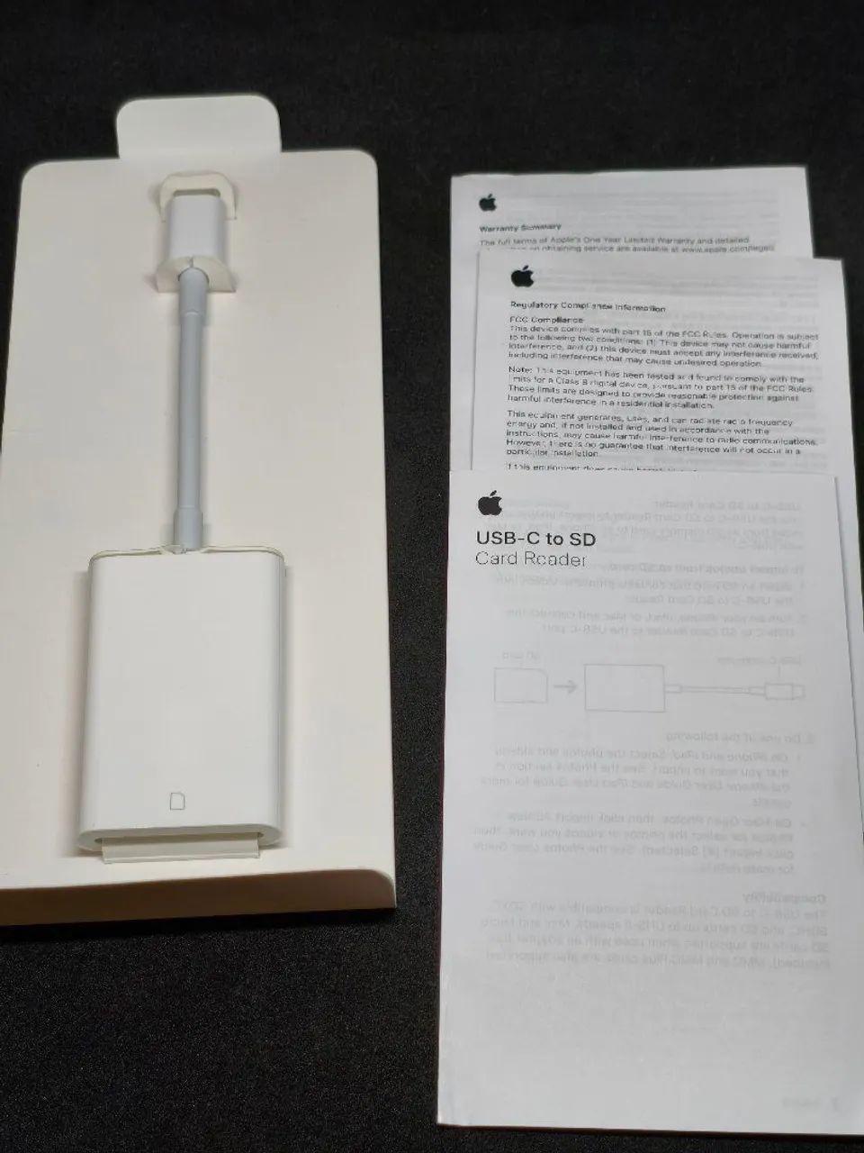 Leitor de cartão SD com conector UBS-C - Apple Original  - Foto 4