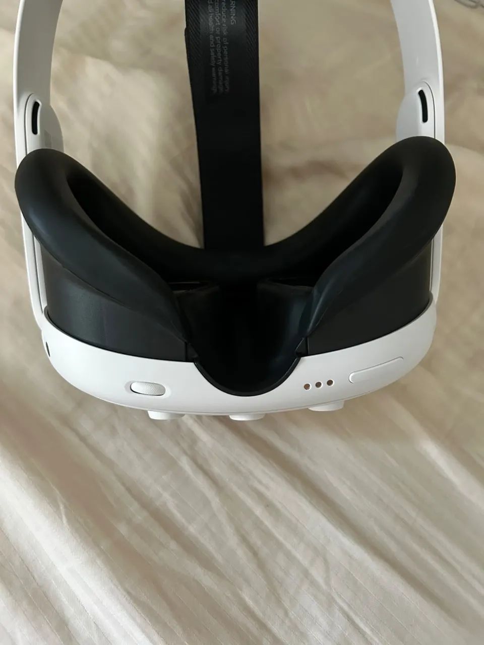 Óculos de realidade virtual Meta Quest 3 + face pad + head strap + case - Foto 4