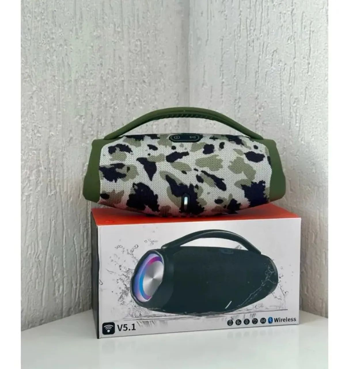 2 Caixas de Som BOMBOX 3 Portátil Bluetooth - Foto 3